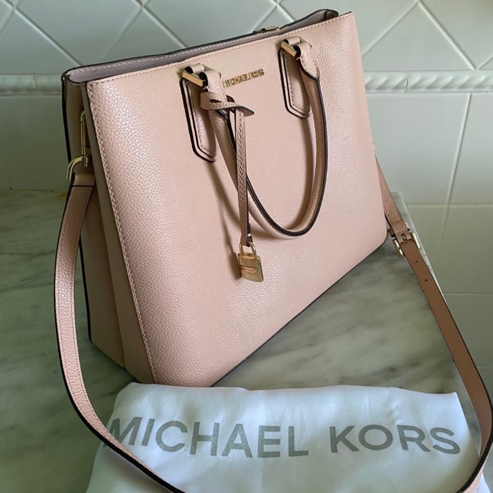 Michael Kors Nude Pink Mercer Tote